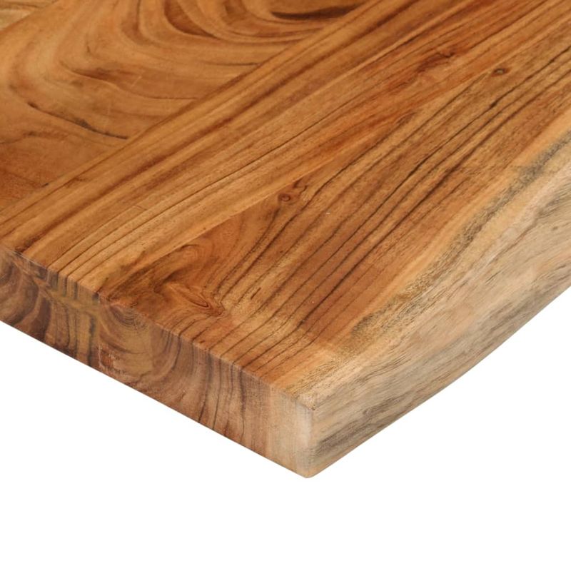 Casa si Gradina - Mobilier - Feronerie si accesorii mobila - Blat masa 120x40x3,8 cm dreptunghiular lemn acacia margine vie - Infinity.ro