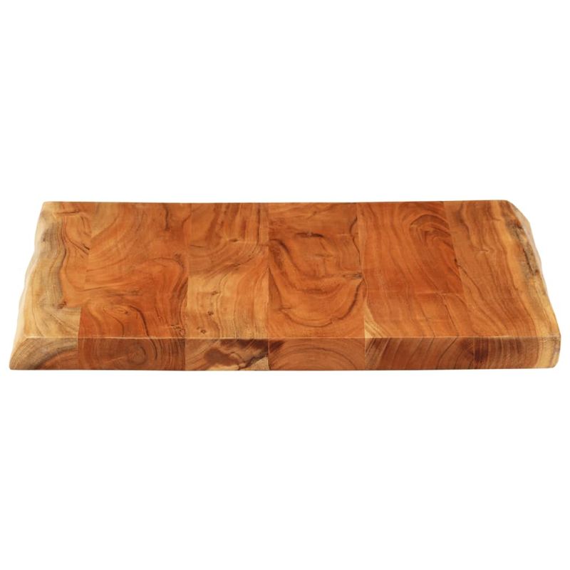 Casa si Gradina - Mobilier - Feronerie si accesorii mobila - Blat masa 80x80x3,8 cm, patrat, lemn masiv acacia margine vie - Infinity.ro