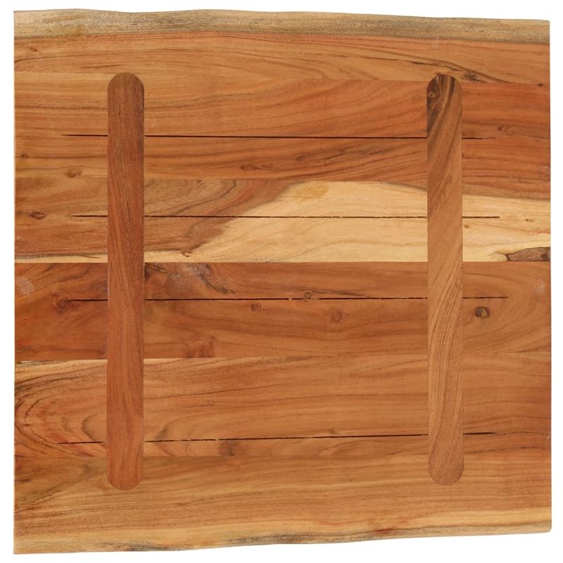 Casa si Gradina - Mobilier - Feronerie si accesorii mobila - Blat masa 80x80x3,8 cm, patrat, lemn masiv acacia margine vie - Infinity.ro