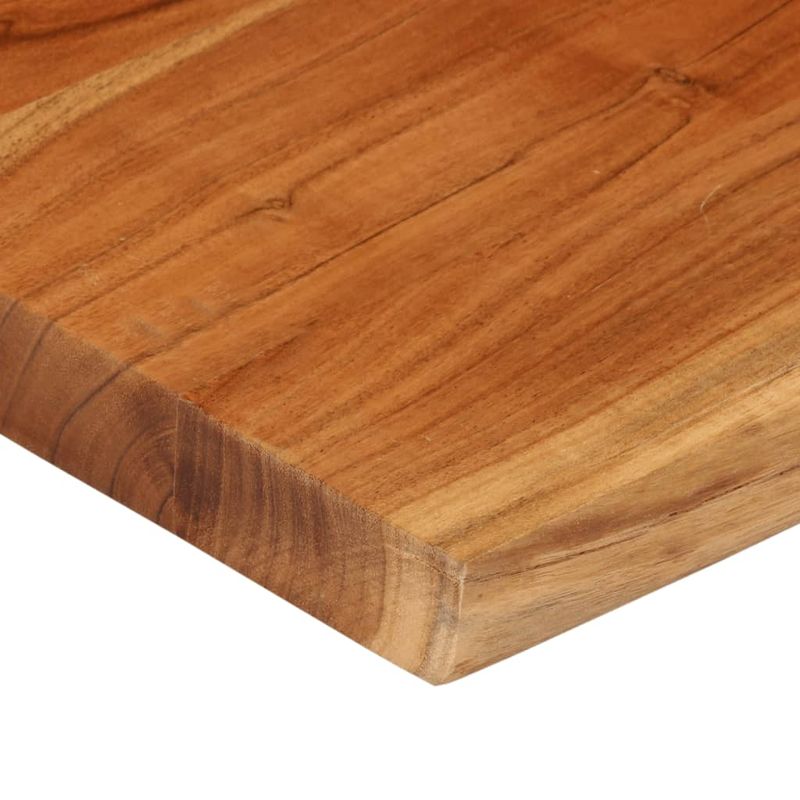 Casa si Gradina - Mobilier - Feronerie si accesorii mobila - Blat masa 80x80x3,8 cm, patrat, lemn masiv acacia margine vie - Infinity.ro