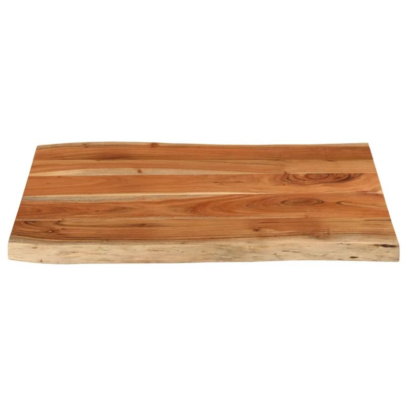 Casa si Gradina - Mobilier - Feronerie si accesorii mobila - Blat masa, 80x60x3,8 cm, dreptunghiular lemn acacia margine vie - Infinity.ro