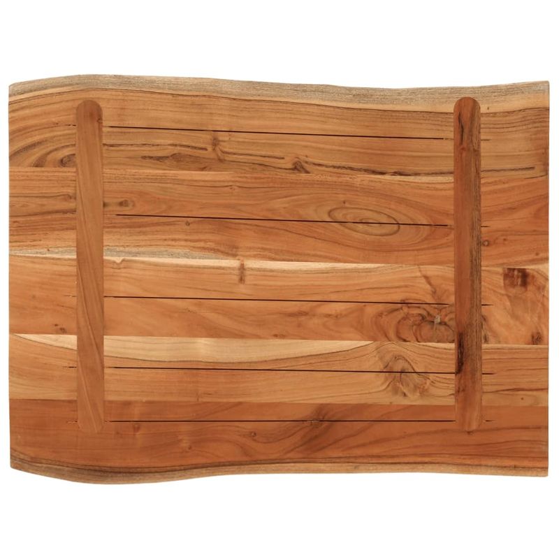Casa si Gradina - Mobilier - Feronerie si accesorii mobila - Blat masa, 80x60x3,8 cm, dreptunghiular lemn acacia margine vie - Infinity.ro