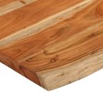 Casa si Gradina - Mobilier - Feronerie si accesorii mobila - Blat masa, 80x60x3,8 cm, dreptunghiular lemn acacia margine vie - Infinity.ro