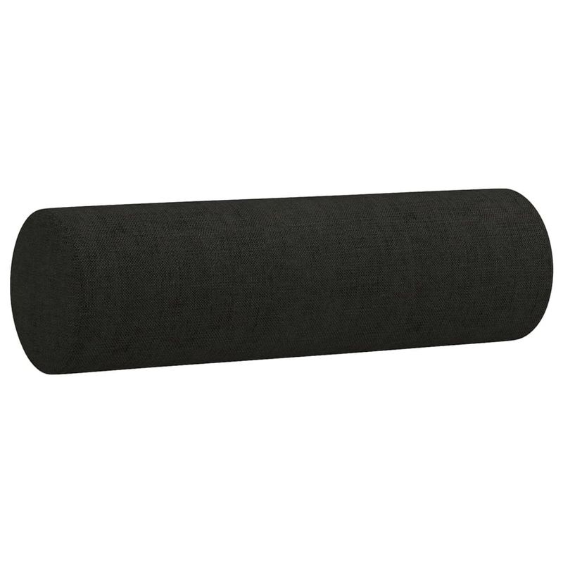 Casa si Gradina - Mobilier - Seturi de mobilier - Seturi living - Set de canapele cu perne, 3 piese, negru, textil - Infinity.ro