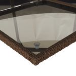 Casa si Gradina - Gradina si terasa - Mobilier exterior - Seturi mobila gradina - Set mobilier de gradina cu perne, 9 piese, maro, poliratan - Infinity.ro