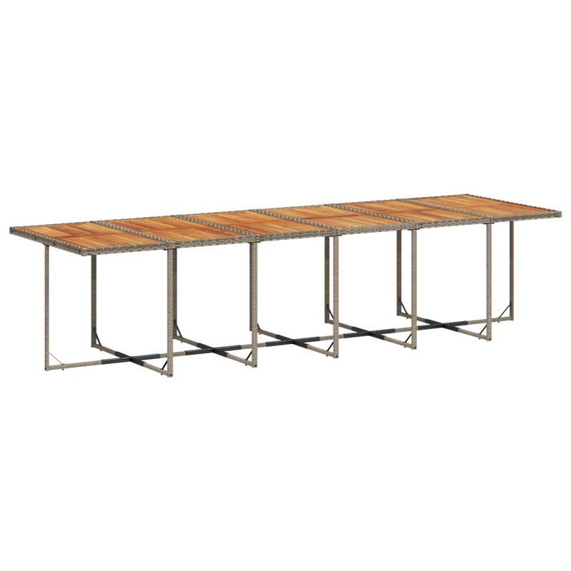 Casa si Gradina - Gradina si terasa - Mobilier exterior - Seturi mobila gradina - Set mobilier de gradina cu perne, 17 piese, gri, poliratan - Infinity.ro