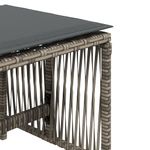 Casa si Gradina - Gradina si terasa - Mobilier exterior - Scaune si sezlonguri gradina - Scaune de gradina cu perne, 4 buc. gri 41x41x36 cm poliratan - Infinity.ro