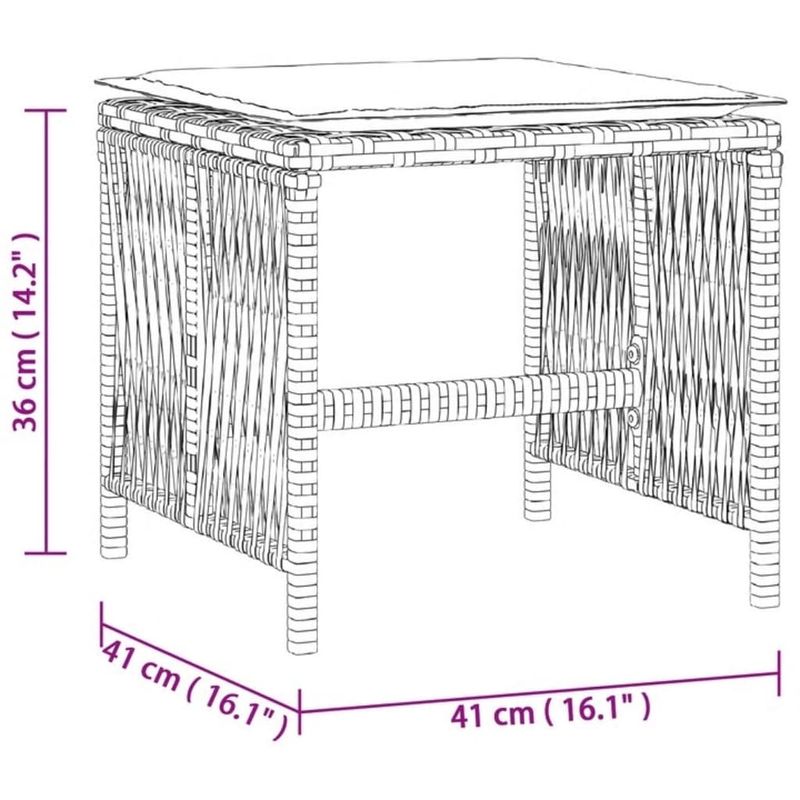 Casa si Gradina - Gradina si terasa - Mobilier exterior - Scaune si sezlonguri gradina - Scaune de gradina cu perne, 4 buc. gri 41x41x36 cm poliratan - Infinity.ro