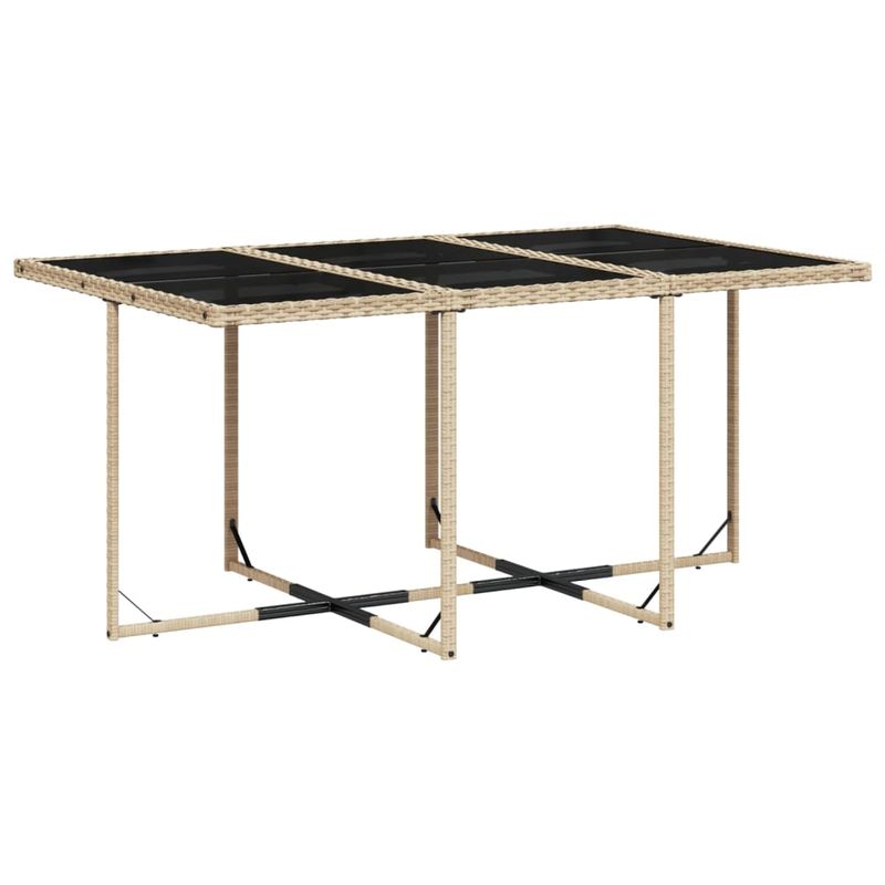 Casa si Gradina - Gradina si terasa - Mobilier exterior - Seturi mobila gradina - Set mobilier de gradina cu perne, 11 piese, bej, poliratan - Infinity.ro
