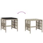 Casa si Gradina - Gradina si terasa - Mobilier exterior - Scaune si sezlonguri gradina - Scaune de gradina cu perne, 4 buc. gri deschis poliratan - Infinity.ro