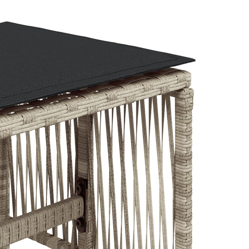 Casa si Gradina - Gradina si terasa - Mobilier exterior - Scaune si sezlonguri gradina - Scaune de gradina cu perne, 4 buc. gri deschis poliratan - Infinity.ro