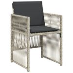 Casa si Gradina - Gradina si terasa - Mobilier exterior - Seturi mobila gradina - Set mobilier de gradina cu perne 13 piese gri deschis poliratan - Infinity.ro