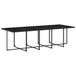 Casa si Gradina - Gradina si terasa - Mobilier exterior - Seturi mobila gradina - Set mobilier de gradina cu perne, 15 piese, negru, poliratan - Infinity.ro