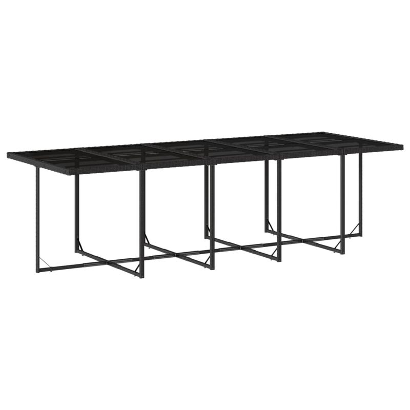 Casa si Gradina - Gradina si terasa - Mobilier exterior - Seturi mobila gradina - Set mobilier de gradina cu perne, 15 piese, negru, poliratan - Infinity.ro
