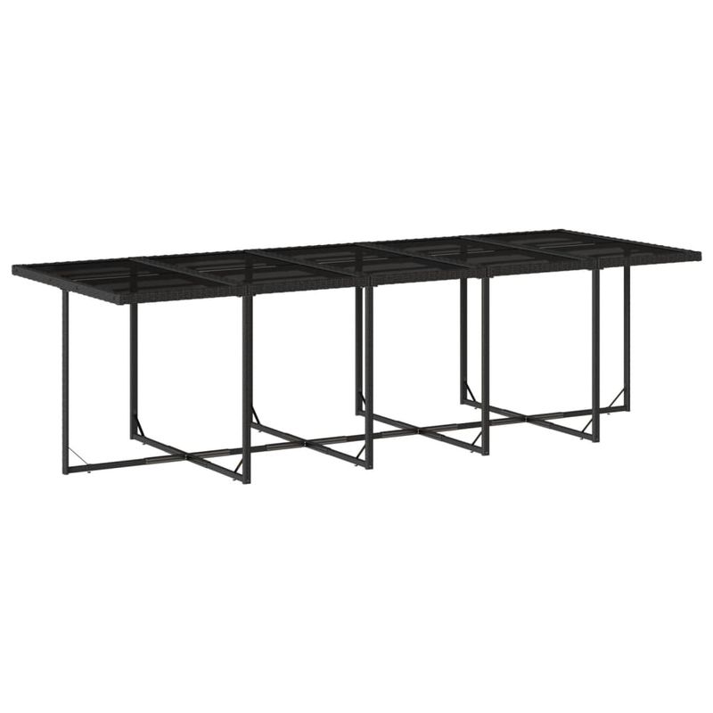 Casa si Gradina - Gradina si terasa - Mobilier exterior - Seturi mobila gradina - Set mobilier de gradina cu perne, 15 piese, negru, poliratan - Infinity.ro