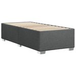 Casa si Gradina - Mobilier - Paturi si accesorii - Paturi - Cadru de pat, gri inchis, 90 x 200 cm, material textil - Infinity.ro