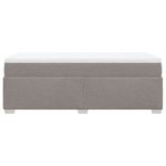 Casa si Gradina - Mobilier - Paturi si accesorii - Paturi - Pat box spring cu saltea, gri taupe, 100x200 cm, textil - Infinity.ro