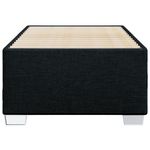 Casa si Gradina - Mobilier - Paturi si accesorii - Paturi - Cadru de pat, negru, 90x190 cm, material textil - Infinity.ro