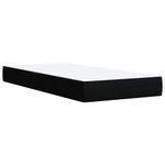 Casa si Gradina - Mobilier - Paturi si accesorii - Paturi - Pat box spring cu saltea, negru, 80x200 cm, textil - Infinity.ro