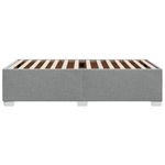 Casa si Gradina - Mobilier - Paturi si accesorii - Paturi - Cadru de pat, gri deschis, 100x200 cm, material textil - Infinity.ro