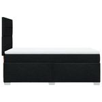 Casa si Gradina - Mobilier - Paturi si accesorii - Paturi - Pat box spring cu saltea, negru, 100x200 cm, textil - Infinity.ro