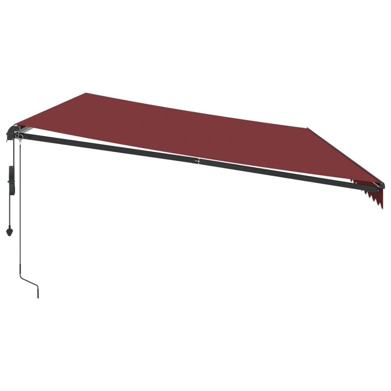 Casa si Gradina - Gradina si terasa - Umbrele si pavilioane - Umbrele - Copertina retractabila automat, visiniu, 600x350 cm - Infinity.ro