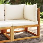 Casa si Gradina - Gradina si terasa - Mobilier exterior - Canapele si fotolii gradina - Canapea de colt de gradina, cu perne, lemn masiv acacia - Infinity.ro