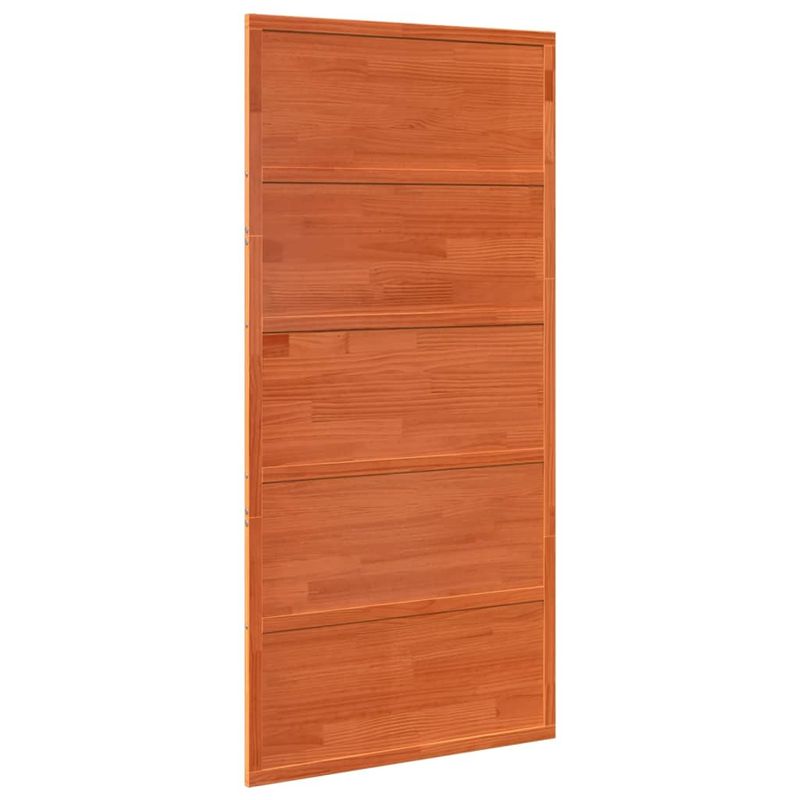 Casa si Gradina - Constructii - Usi interior, exterior si garaj - Usi interior - Usa de hambar, maro ceruit, 100x208 cm, lemn masiv de pin - Infinity.ro