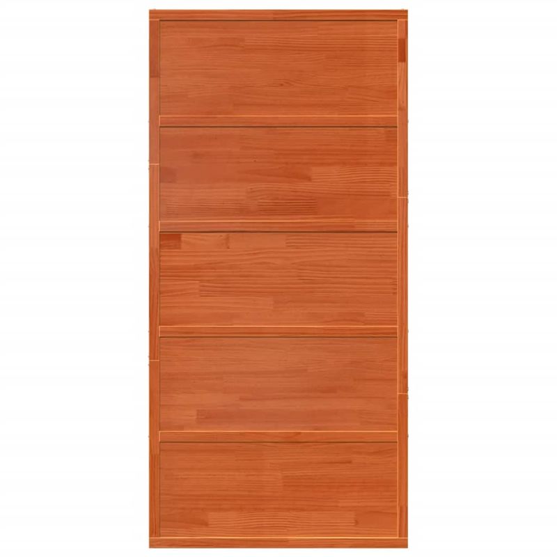 Casa si Gradina - Constructii - Usi interior, exterior si garaj - Usi interior - Usa de hambar, maro ceruit, 100x208 cm, lemn masiv de pin - Infinity.ro