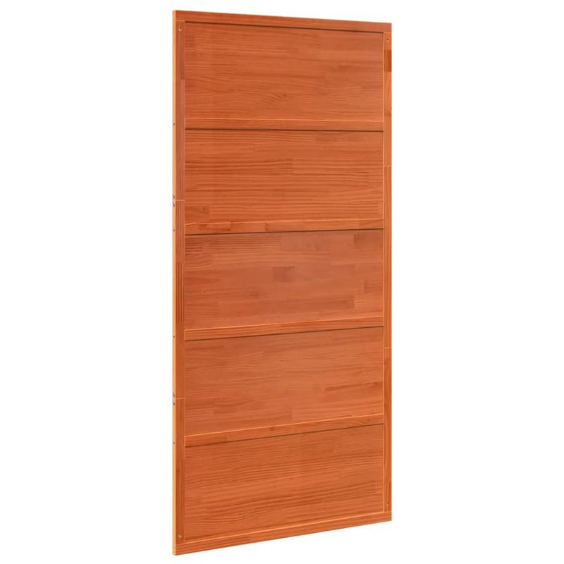 Casa si Gradina - Constructii - Usi interior, exterior si garaj - Usi interior - Usa de hambar, maro ceruit, 100x208 cm, lemn masiv de pin - Infinity.ro