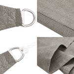 Casa si Gradina - Gradina si terasa - Umbrele si pavilioane - Umbrele - Parasolar, gri deschis, dreptunghiular, 2,5x3,5 m HDPE 160 g/m² - Infinity.ro