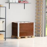 Casa si Gradina - Mobilier - Feronerie si accesorii mobila - Rame pentru paleti 3 buc. maro 80x60 cm lemn masiv de pin - Infinity.ro