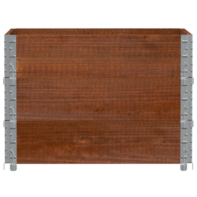 Casa si Gradina - Mobilier - Feronerie si accesorii mobila - Rame pentru paleti 3 buc. maro 80x60 cm lemn masiv de pin - Infinity.ro