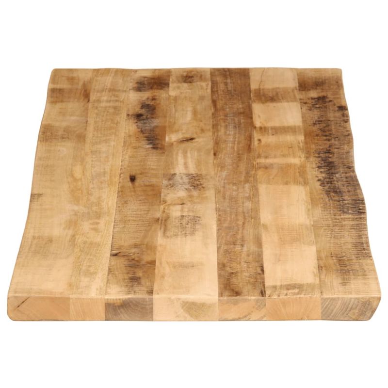 Casa si Gradina - Mobilier - Feronerie si accesorii mobila - Blat de masa contur natural 140x60x3,8 cm lemn masiv mango brut - Infinity.ro