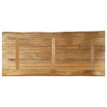 Casa si Gradina - Mobilier - Feronerie si accesorii mobila - Blat de masa contur natural 140x60x3,8 cm lemn masiv mango brut - Infinity.ro