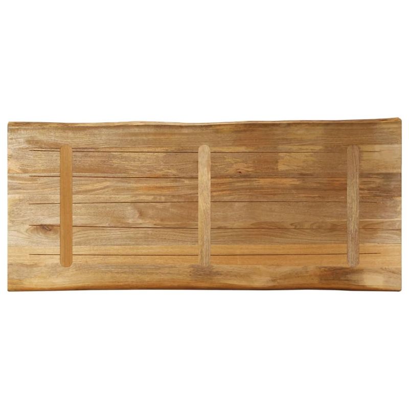 Casa si Gradina - Mobilier - Feronerie si accesorii mobila - Blat de masa contur natural 140x60x3,8 cm lemn masiv mango brut - Infinity.ro