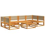 Casa si Gradina - Gradina si terasa - Mobilier exterior - Canapele si fotolii gradina - Set canapele gradina cu perne, 7 piese, lemn masiv acacia - Infinity.ro