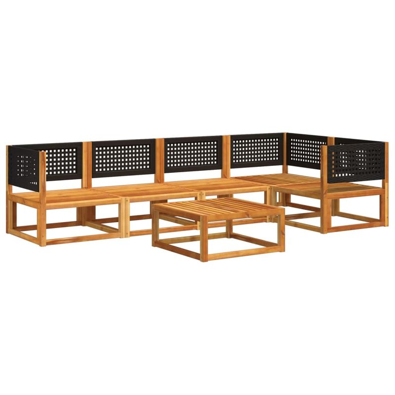 Casa si Gradina - Gradina si terasa - Mobilier exterior - Seturi mobila gradina - Set de canapele gradina cu perne, 6 piese, lemn masiv acacia - Infinity.ro