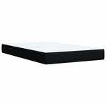 Casa si Gradina - Mobilier - Paturi si accesorii - Paturi - Pat box spring cu saltea, negru, 90x190 cm, textil - Infinity.ro