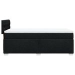Casa si Gradina - Mobilier - Paturi si accesorii - Paturi - Pat box spring cu saltea, negru, 90x190 cm, textil - Infinity.ro