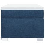 Casa si Gradina - Mobilier - Paturi si accesorii - Paturi - Pat box spring cu saltea, albastru, 80x200 cm, textil - Infinity.ro