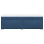 Casa si Gradina - Mobilier - Paturi si accesorii - Paturi - Pat box spring cu saltea, albastru, 80x200 cm, textil - Infinity.ro