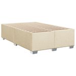 Casa si Gradina - Mobilier - Paturi si accesorii - Paturi - Pat box spring cu saltea, crem, 80x200 cm, textil - Infinity.ro