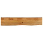 Casa si Gradina - Mobilier - Feronerie si accesorii mobila - Blat de masa contur organic 140x40x3,8 cm lemn masiv de mango, finisaj de stejar - Infinity.ro