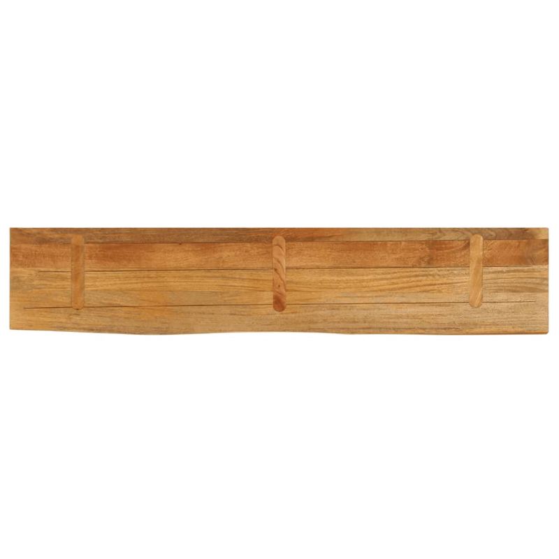 Casa si Gradina - Mobilier - Feronerie si accesorii mobila - Blat de masa contur organic 140x40x3,8 cm lemn masiv de mango, finisaj de stejar - Infinity.ro