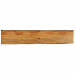 Casa si Gradina - Mobilier - Feronerie si accesorii mobila - Blat de masa contur organic 140x30x3,8 cm lemn masiv de mango, finisaj de stejar - Infinity.ro