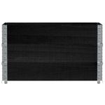 Casa si Gradina - Mobilier - Feronerie si accesorii mobila - Rame pentru paleti, 3 buc., negru, 100x150 cm, lemn masiv pin - Infinity.ro