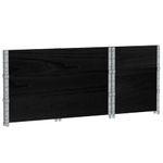 Casa si Gradina - Mobilier - Feronerie si accesorii mobila - Rame pentru paleti, 3 buc., negru, 100x150 cm, lemn masiv pin - Infinity.ro
