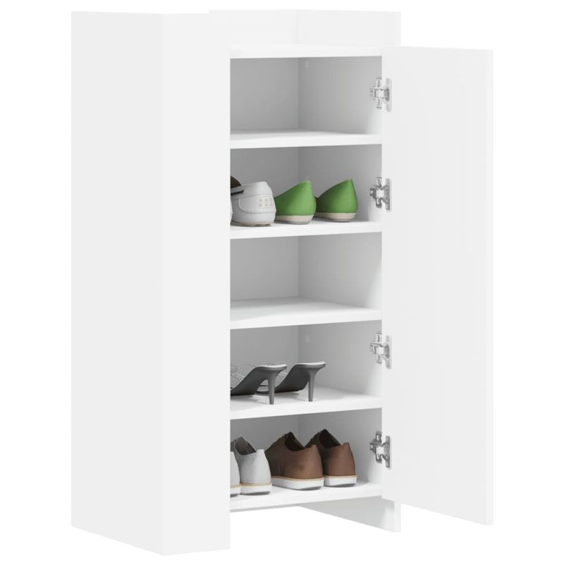 Casa si Gradina - Mobilier - Organizare si depozitare - Organizator incaltaminte - Pantofar, alb, 52x37,5x100 cm, lemn prelucrat - Infinity.ro