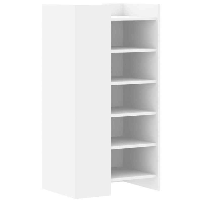 Casa si Gradina - Mobilier - Organizare si depozitare - Organizator incaltaminte - Pantofar, alb, 52x37,5x100 cm, lemn prelucrat - Infinity.ro